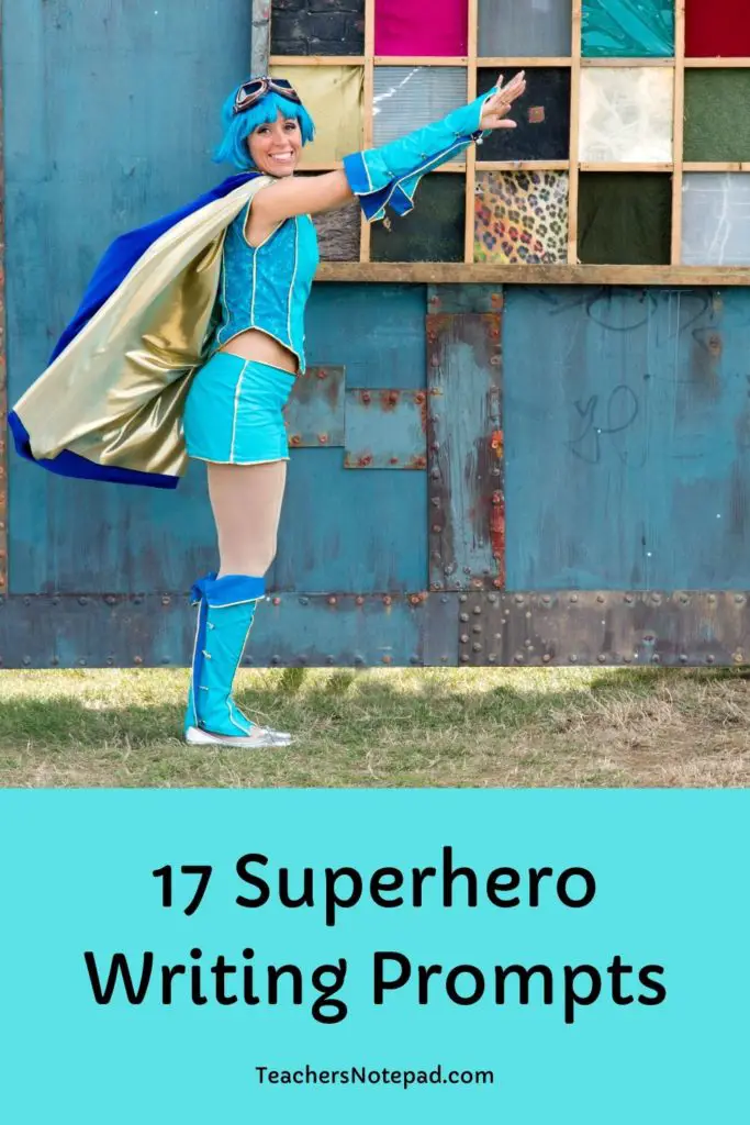 superhero creative writing topics