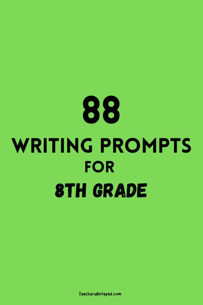 essay prompts 8th grade