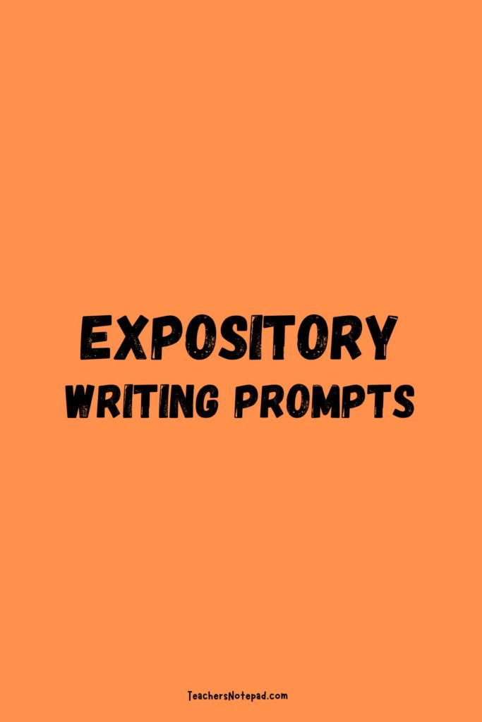 expository writing prompts grade 3