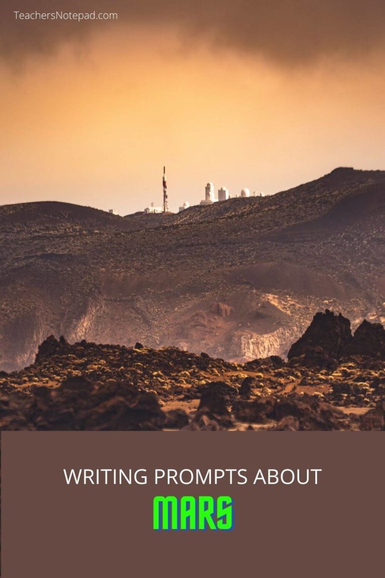 15 Writing Prompts about Mars – Teacher's Notepad