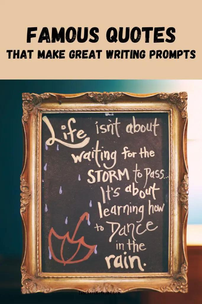 creative writing quote
