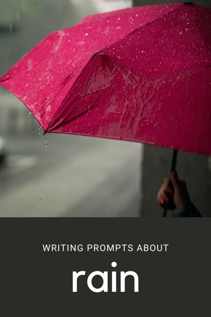 creative writing rain