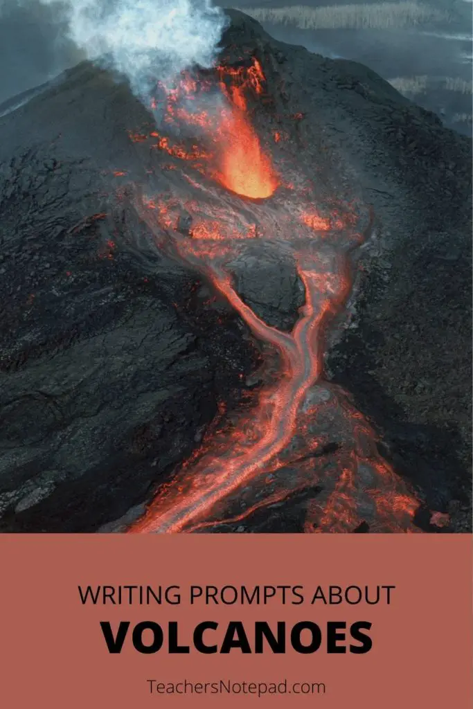 creative writing volcano eruption